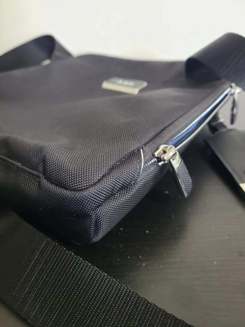 TUMI Arrive Olten Crossbody Bag Nylon Leather Black Shoulder bag